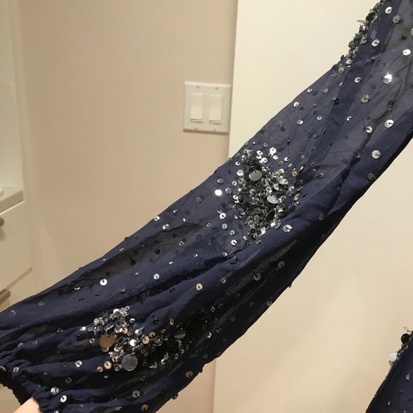 💥SALE💥Bagley Mischka Sequined Blouse - Picture 5 of 6